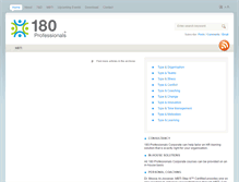 Tablet Screenshot of 180professionals.com